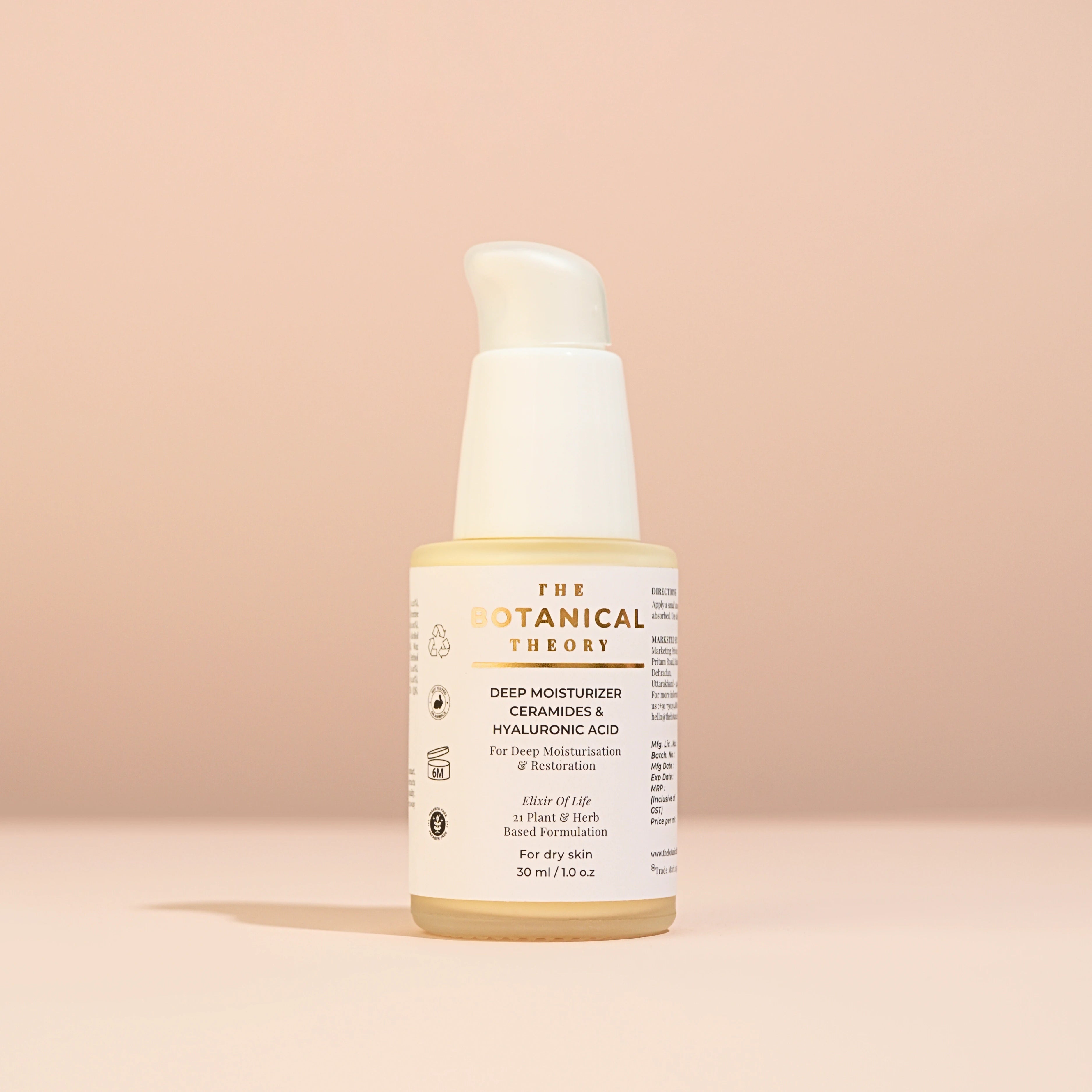Deep Moisturizer Ceramides & Hyaluronic Acid – The Botanical Theory