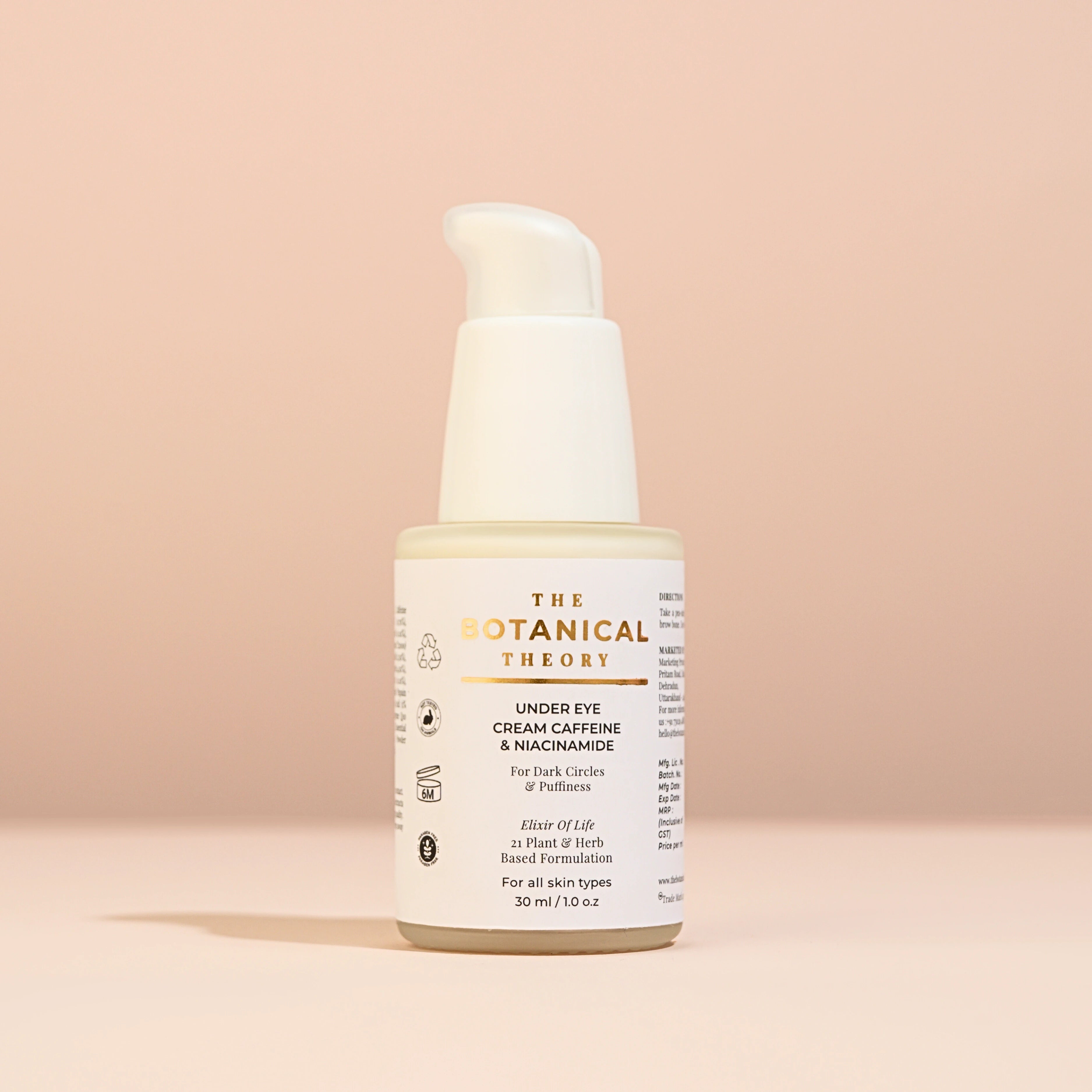 Under Eye Cream Caffeine & Niacinamide