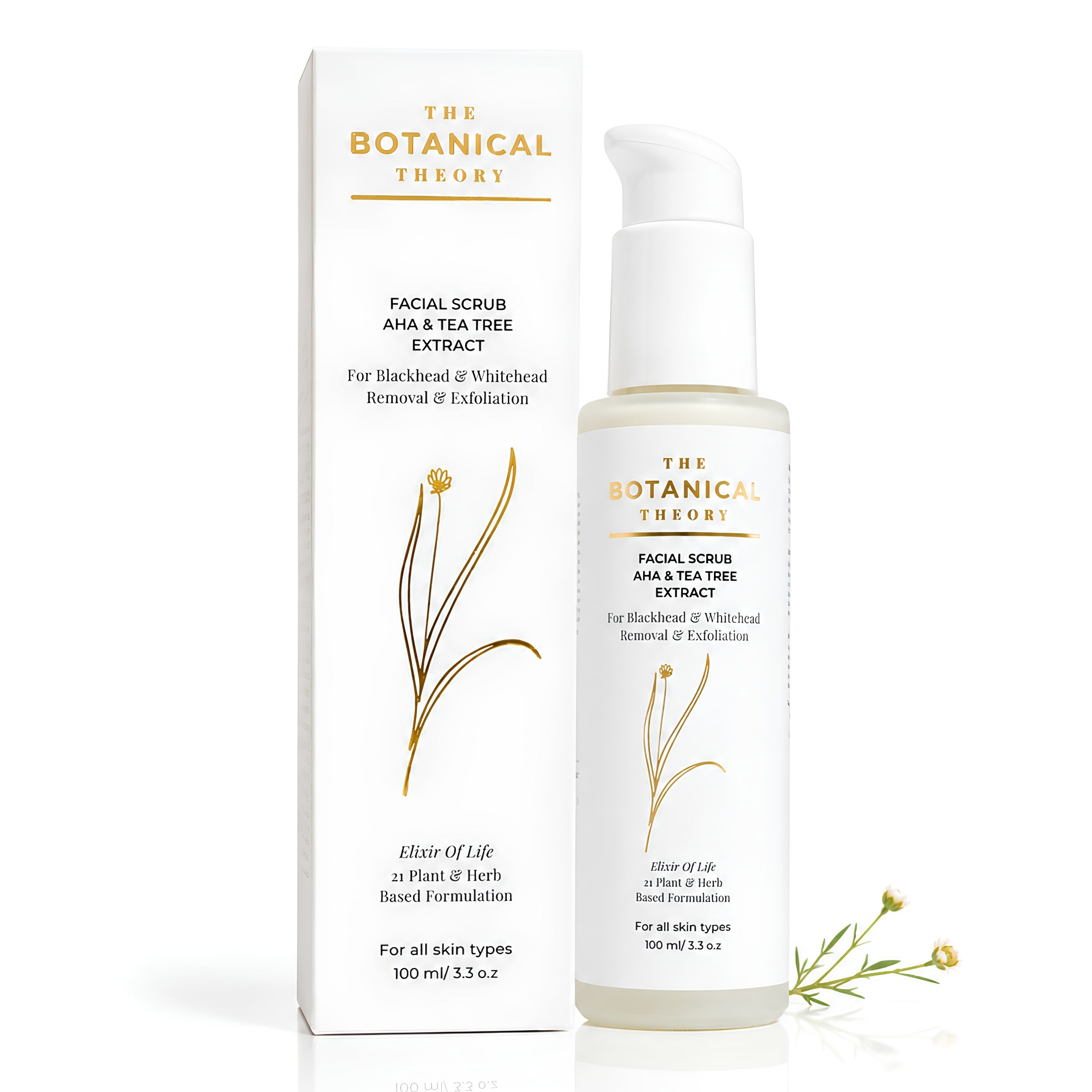 Facial Scrub AHA &  Tea Tree Extract