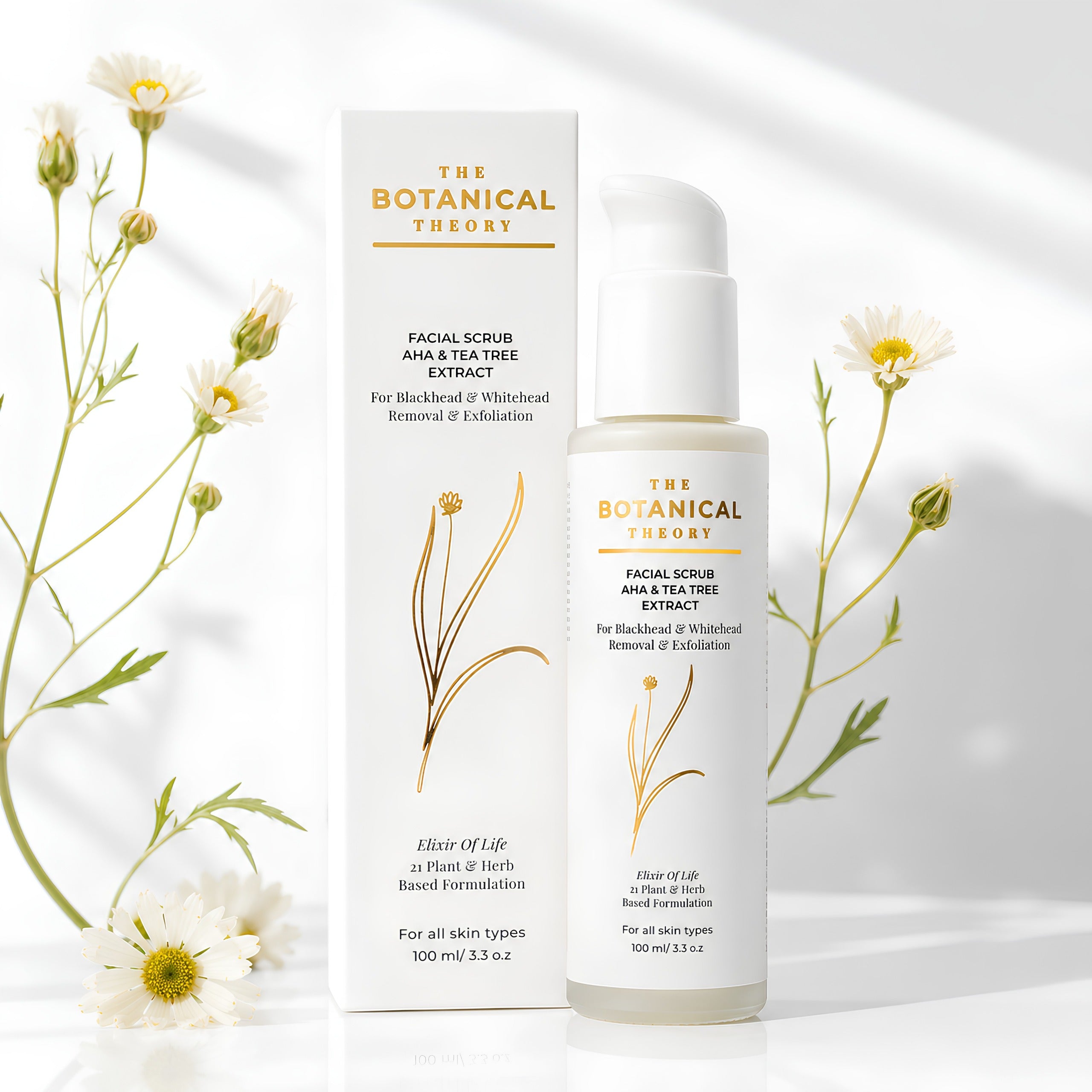 Facial Scrub AHA &  Tea Tree Extract